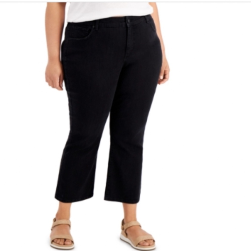 Style & Co Plus Size Cropped Jeans